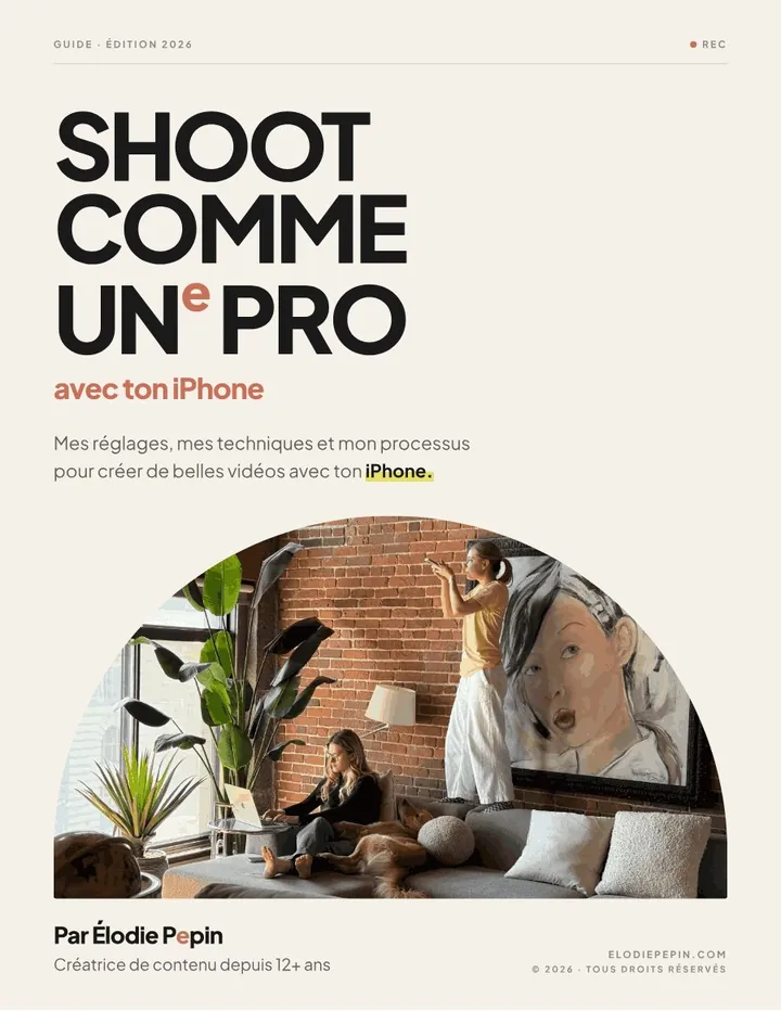 Couverture du guide Shoot comme unᵉ pro avec ton iPhone